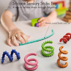 Tikwork sensory fidget stick rotatable design supports fine motor practice and focus.