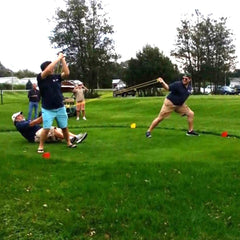 TiMi Tree launcher throws water balloons up to 500 yards for epic battles.
