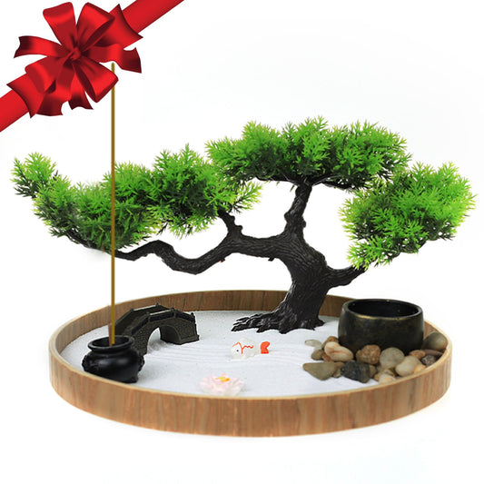 Timani Zen Garden desk setup for calm focus and organization