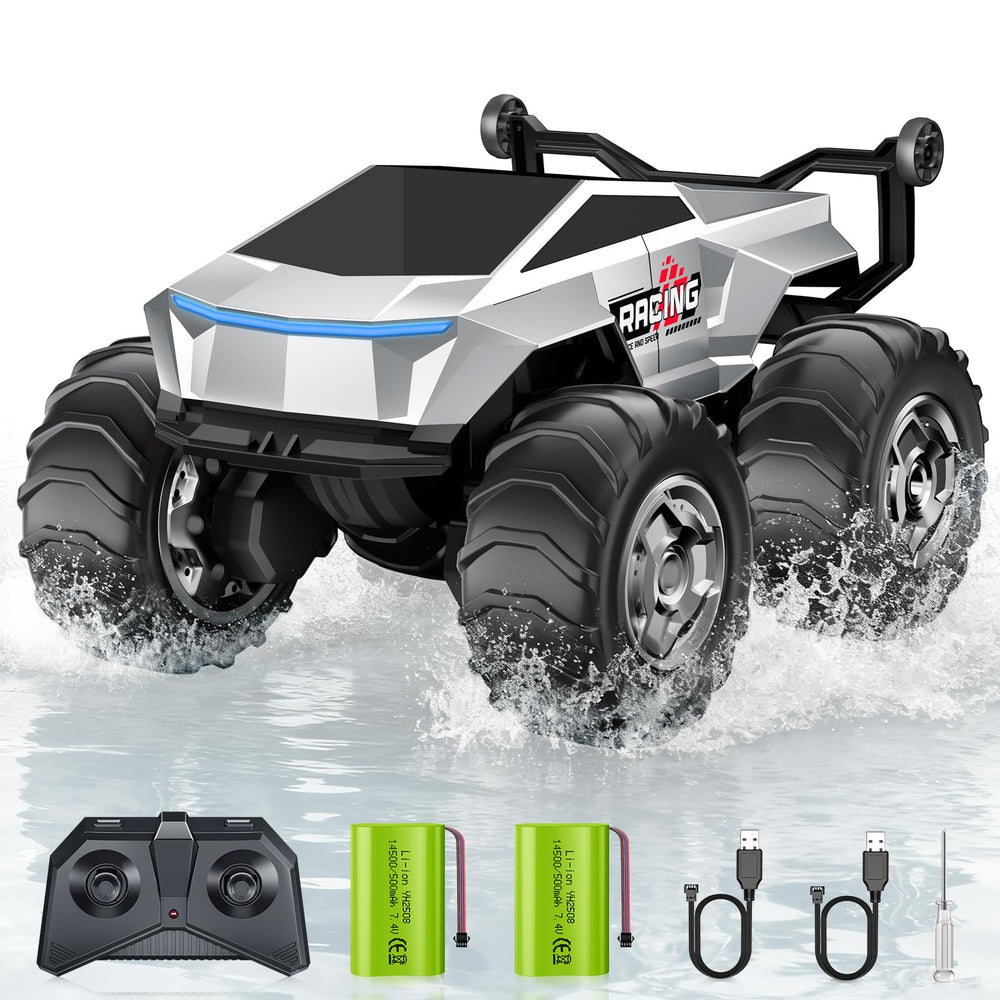 TIME4DEALS 1:16 RC truck front view for all-terrain adventures.