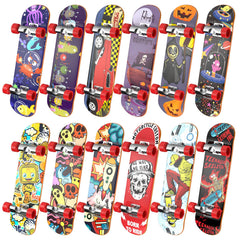 Time4Deals fingerboard 12pc set with matte finish and colorful patterns for kids.