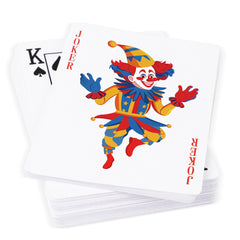 Timenued 52-card deck with jokers for versatile card games.