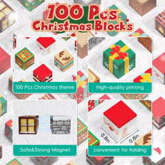 Timetome sleigh blocks enable festive vehicle builds and storytelling.