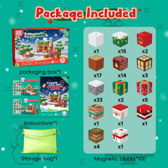 Timetome Christmas block with snowflake design for imaginative STEM-inspired play.
