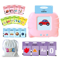 TimingSXD Spanish-English bilingual flashcards cover supports early learning of letters and colors