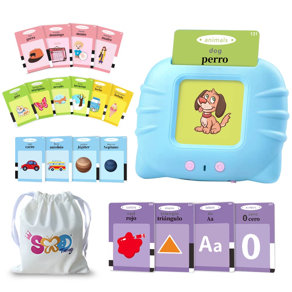 TimingSXD Spanish-English flash cards letters aid early bilingual literacy