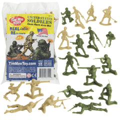 Tim Mee Toy OD green army men for action play and dioramas.