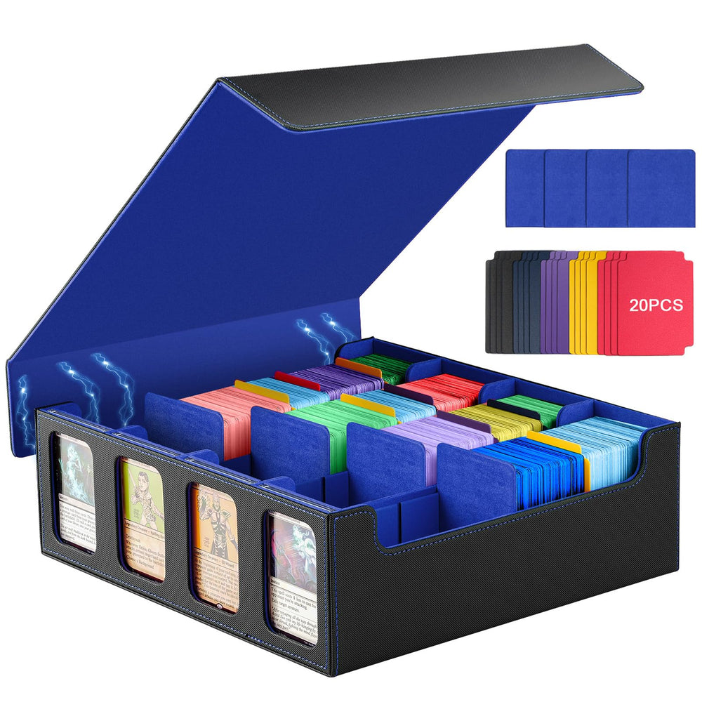 TiMOVO MTG deck box showing 3000-card capacity for organized sleeveless storage