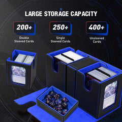 TiMOVO MTG deck box with dice tray enables quick tabletop setup