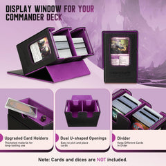 TiMOVO MTG deck box six dividers help sort your collection