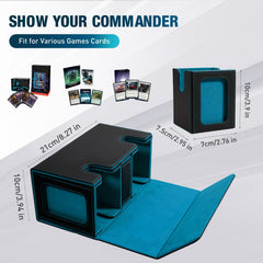 Timovo deck box with two compartments for 200+ double-sleeved cards