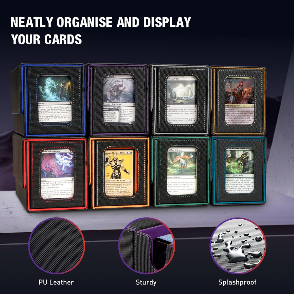 TiMOVO deck box supports MTG Yu-Gi-Oh! and PTCG with universal compatibility
