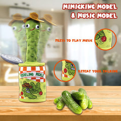 Timozo Yodeling Pickle charging with USB-C for quick power