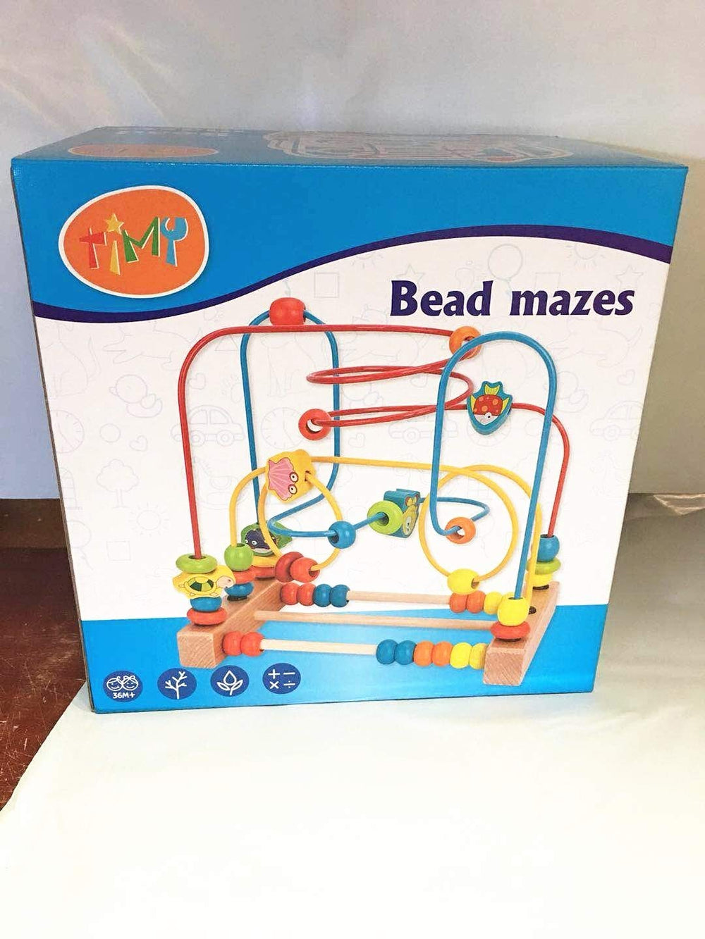 Timy gift-ready bead maze ideal for holidays and birthdays.