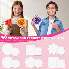 TingingYuli 36 artboards in shapes to spark creative designs
