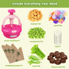 TingingYuli Flower Bed and Accessories arranged for imaginative floral design.