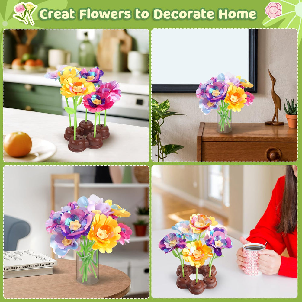 TingingYuli petals-stems-stamens set: a complete supply for varied flower arrangements.
