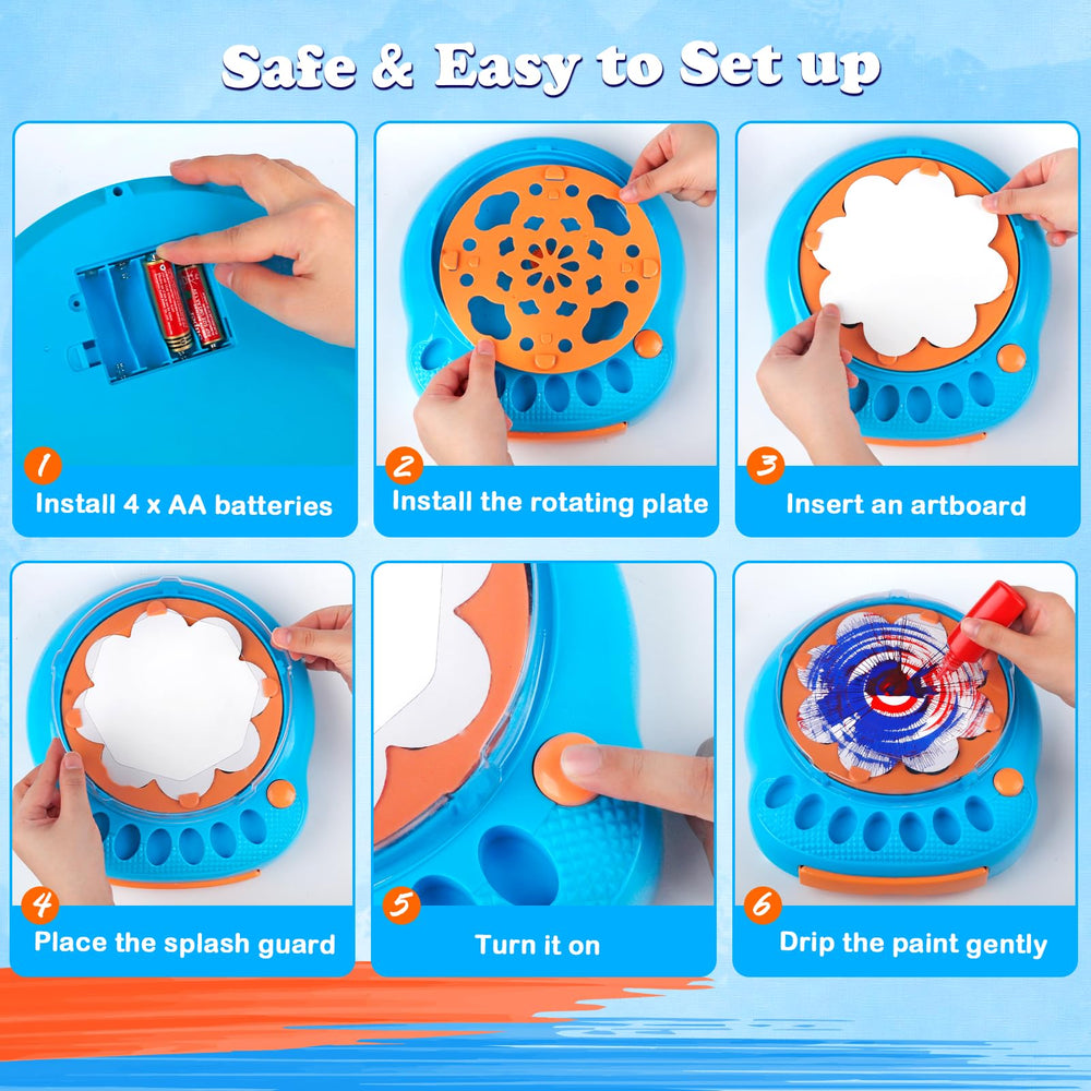 TingingYuli safety splatter guard helps minimize mess during spins