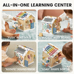 Tiny Land 9-in-1 mirror: encourages self-awareness and curious exploration.