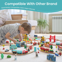 Tiny Land scene with authentic railway play inspiring imaginative stories
