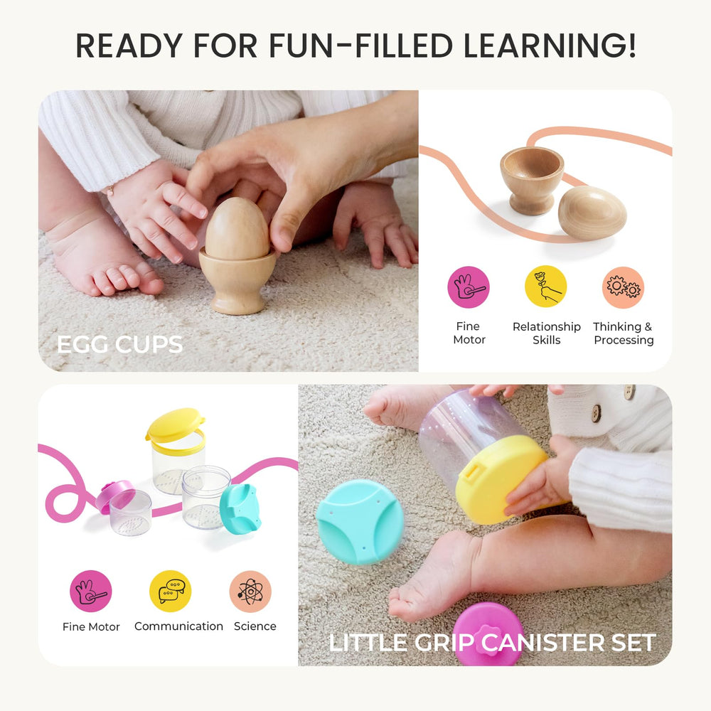 Tiny Land Montessori play fosters independent exploration at home.