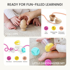 Tiny Land Montessori play fosters independent exploration at home.