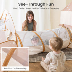 Tiny Land 47inch ball pit creates a soft, safe area for ball play.