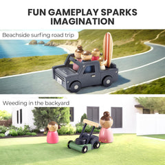 Tiny Land SUV car fits in the garage for creative parking and stories