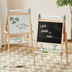 Tiny Land double-sided easel with two magnetic surfaces for creative play and learning