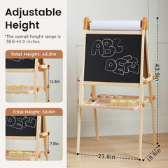 Magnetic whiteboard and blackboard modes inspire varied projects.