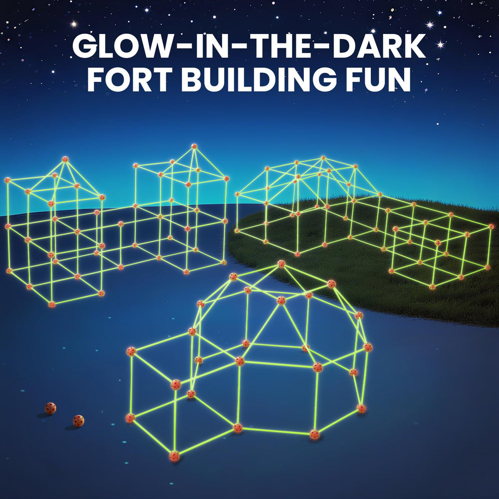 Tiny Land Glow Fort indoor-outdoor use opens space for imaginative adventures