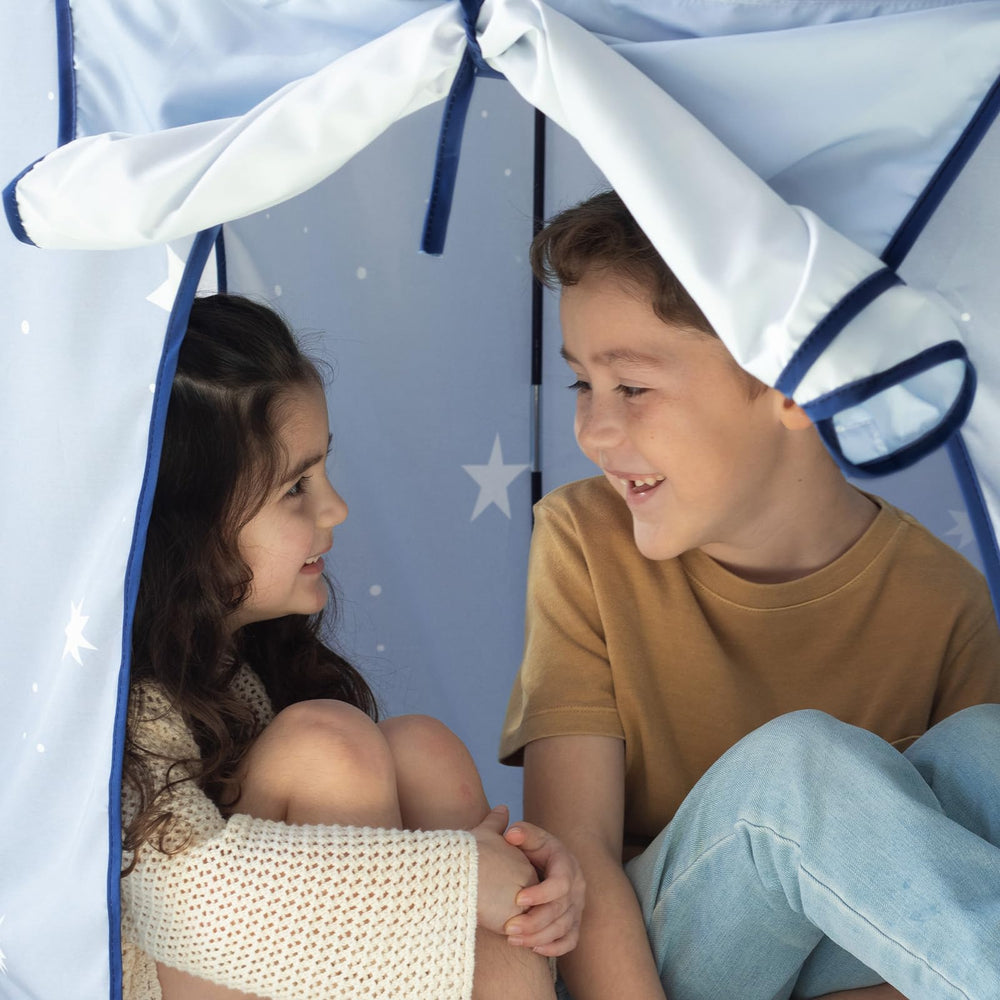 Tiny Land Learning corner encourages reading and imagination.