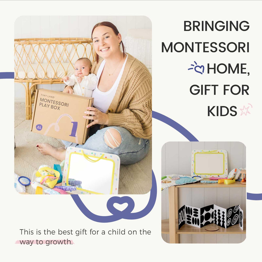 Tiny Land newborn gift set showcases a thoughtful developmental option.