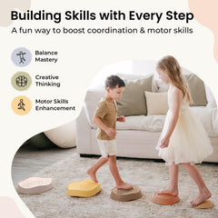 Tiny Land stepping stones are lightweight yet sturdy for versatile indoor use.