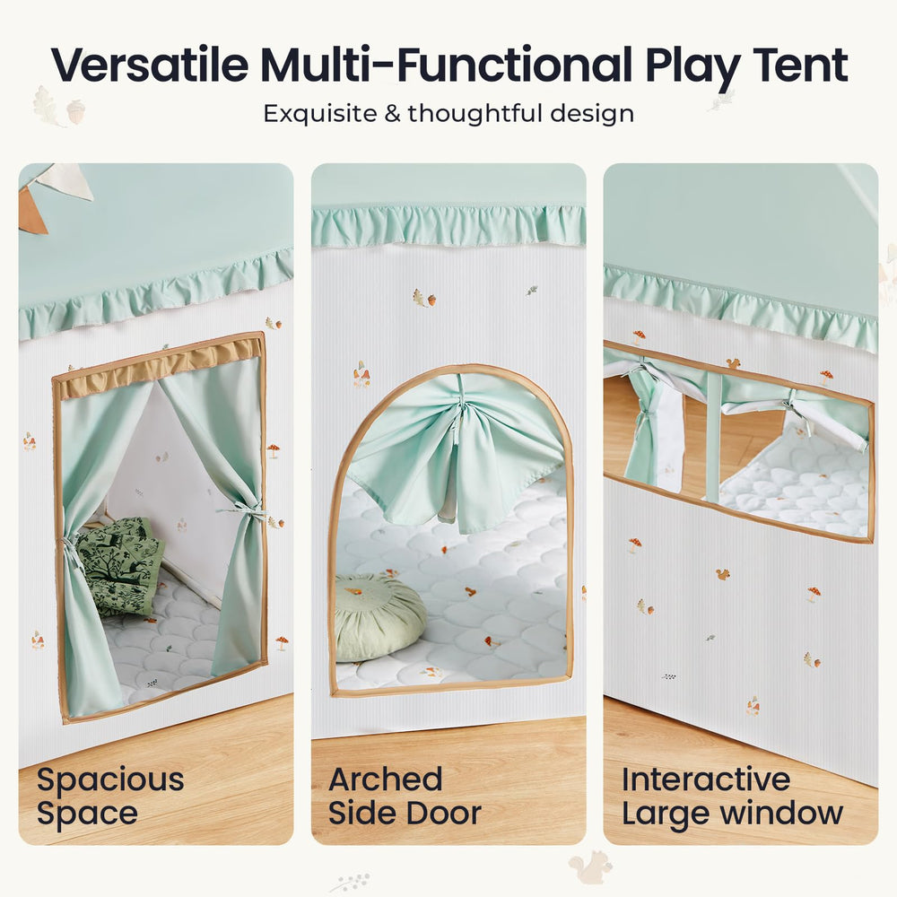Tiny Land Forest design blends with any room decor for versatile play