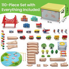 Tiny Land town blocks with fire station and school enrich scenes