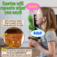 Dancing Cactus LED lights by Tiny Tots Toys spark visual engagement