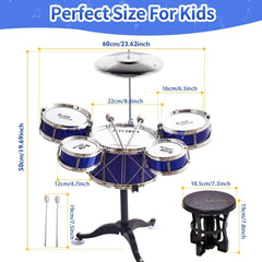 Tinylife kids playing the drum set sparks imagination and shared fun.