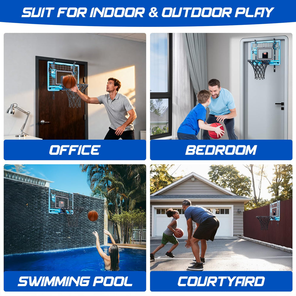 tinytrek foldable hoop stores away neatly after games