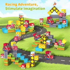 tinytrek tiles stacked to show building possibilities