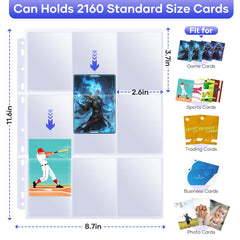 TiopLior dimension chart highlighting universal page size and pocket size
