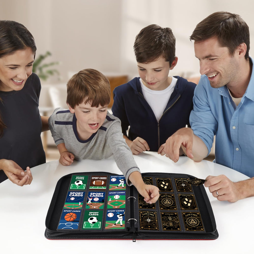 TiopLior top-insert design sleeve makes loading cards quick and easy.
