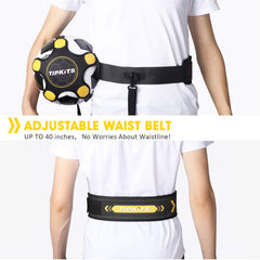 TIPKITS neoprene pentagonal wrap securely grips the ball for steady control.