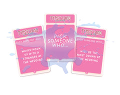 TIPSY LAND Bachelorette Edition player pieces boost group interaction.