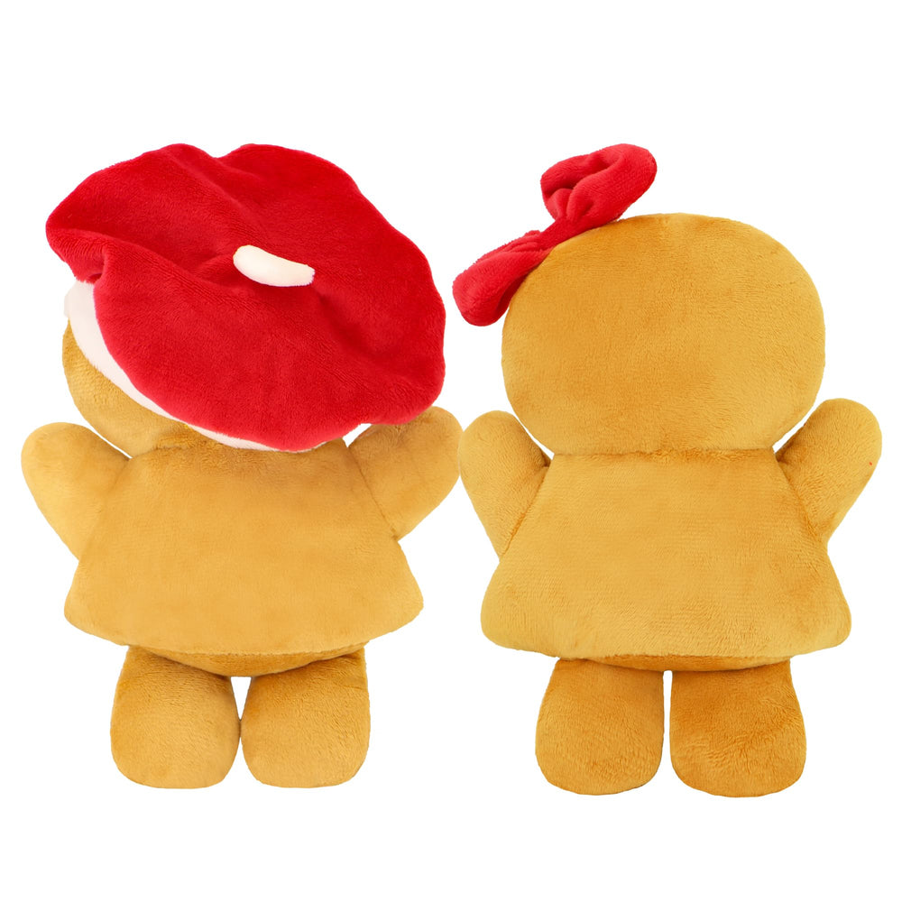 Close-up of Tiralia plush eyes and rosy cheeks for friendly charm
