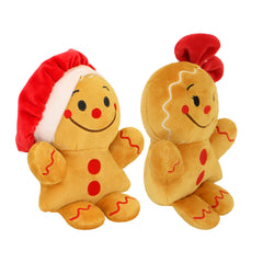Tiralia gingerbread-man plush with soft fabric, ideal for comforting hugs