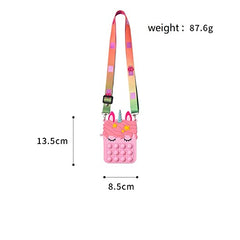 Tirdkid rainbow strap purse promotes easy carrying and vibrant style