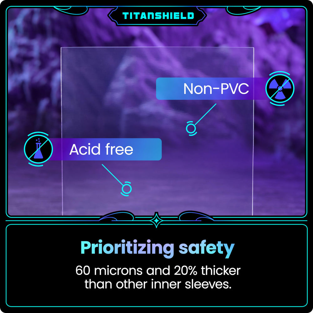 TitanShield compatible with standard sized sleeves and card pages