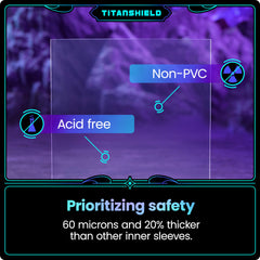 TitanShield compatible with standard sized sleeves and card pages