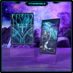 TitanShield dual-textured front-back sleeves for smooth shuffling.